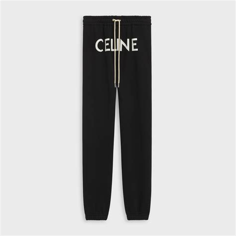 celine sweatpants black|celine trackpants men.